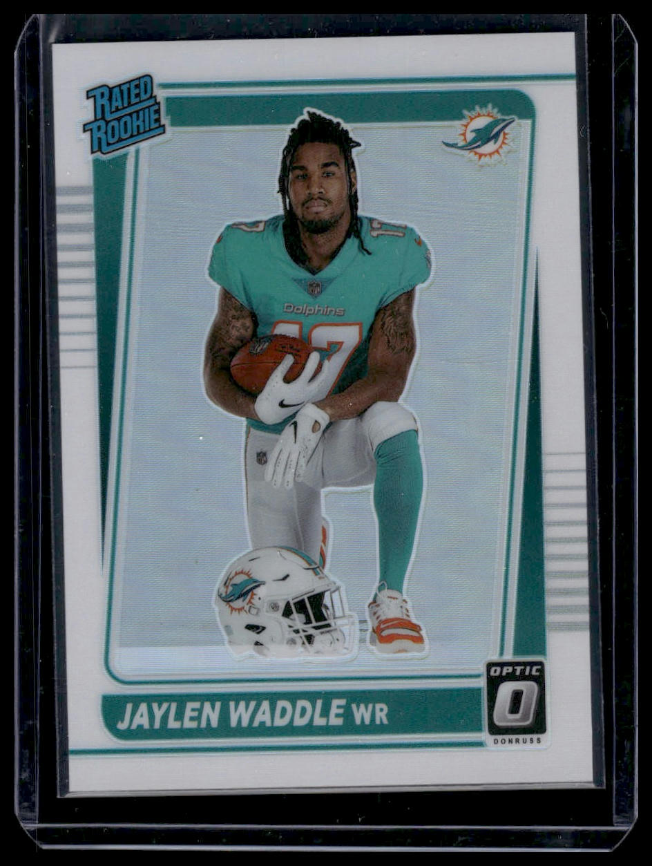 2021 Donruss Optic #208 Jaylen Waddle Holo Variation