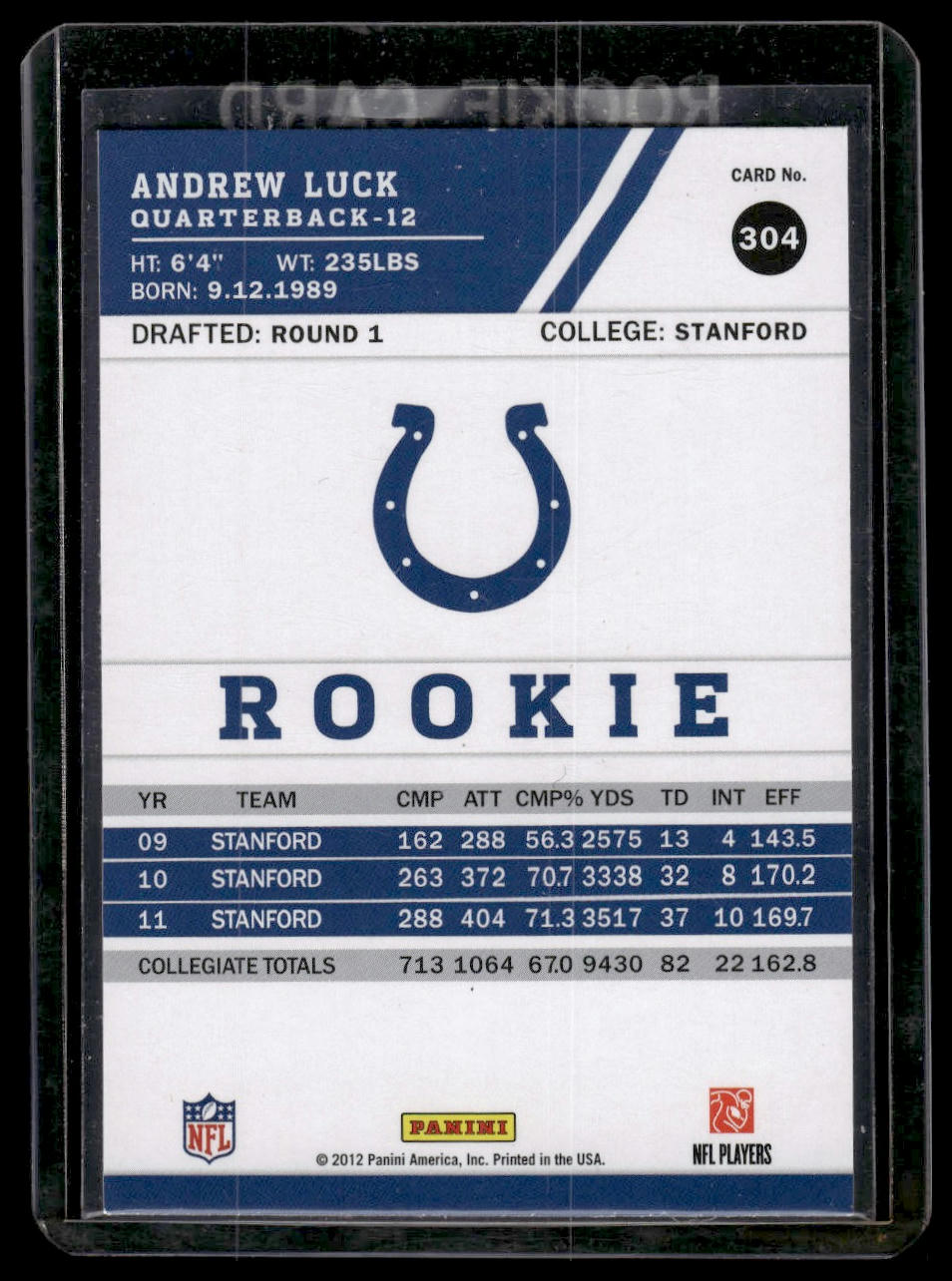 2012 Score #304 Andrew Luck