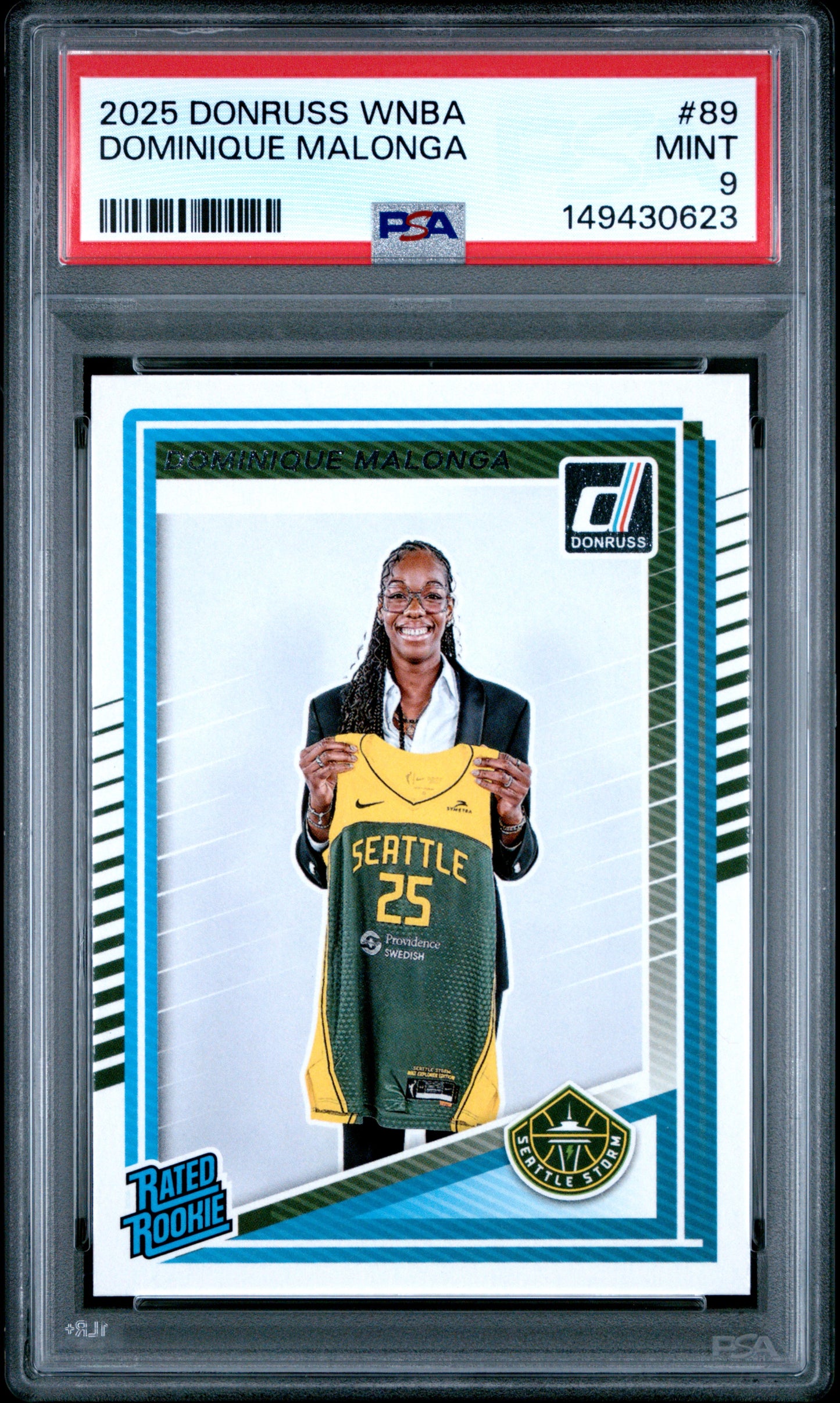 2025 Panini Donruss Wnba #89 Dominique Malonga PSA 9