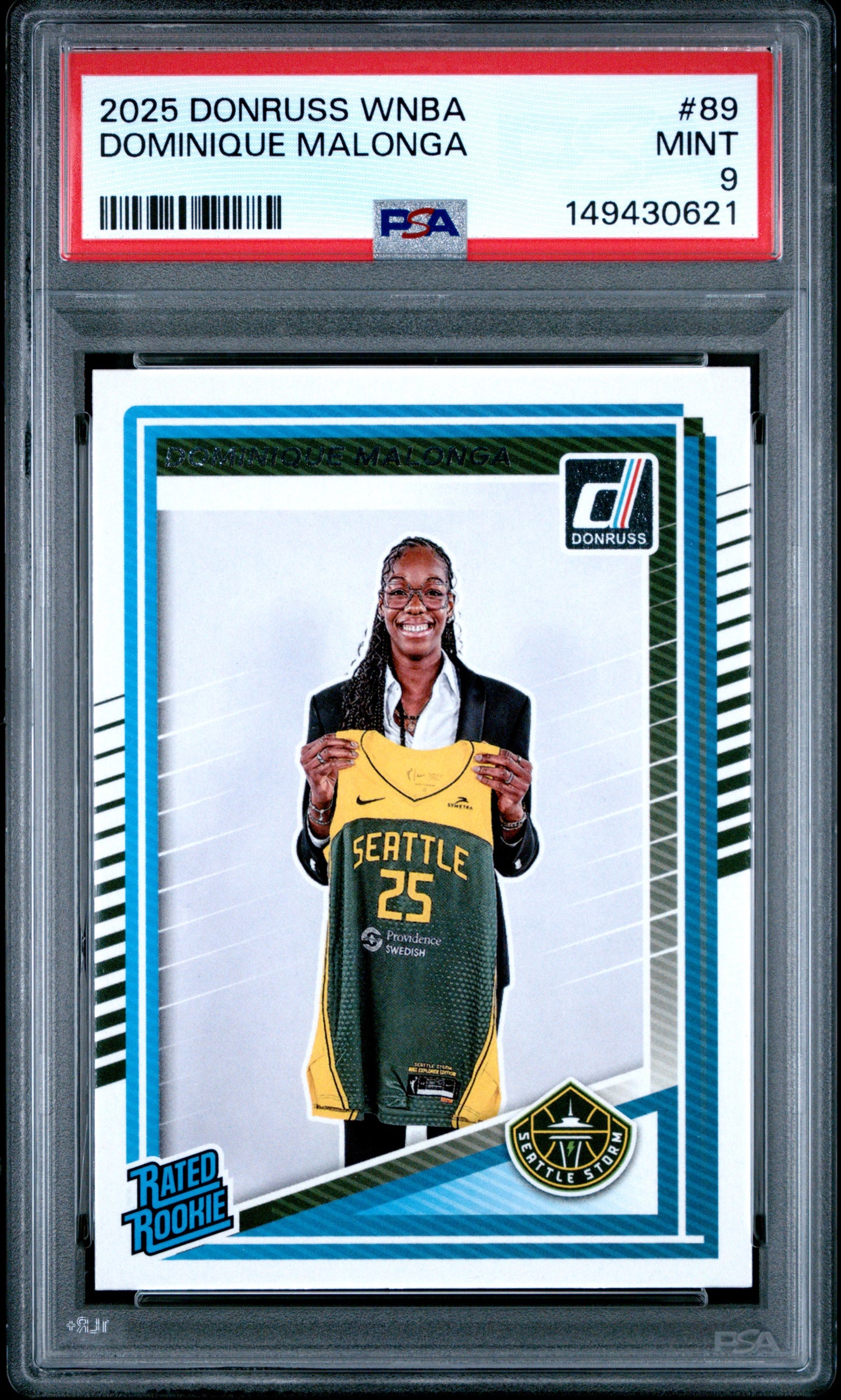 2025 Panini Donruss Wnba #89 Dominique Malonga PSA 9
