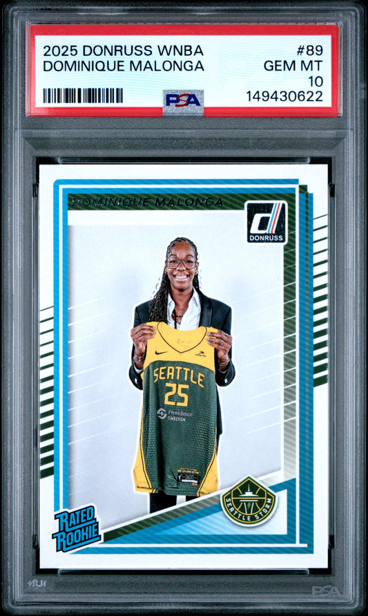 2025 Panini Donruss Wnba #89 Dominique Malonga PSA 10