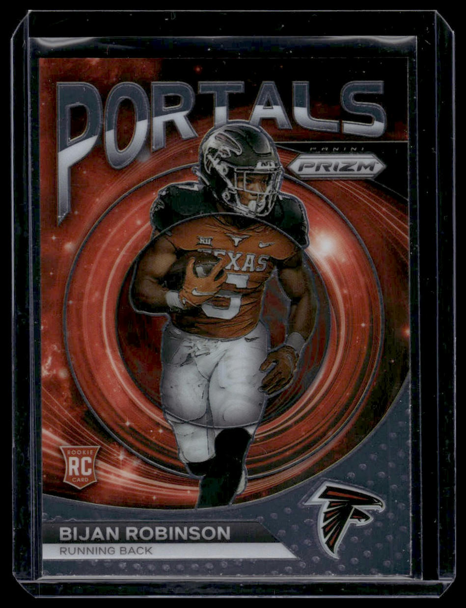 2023 Panini Prizm #PO-8 Bijan Robinson Portals