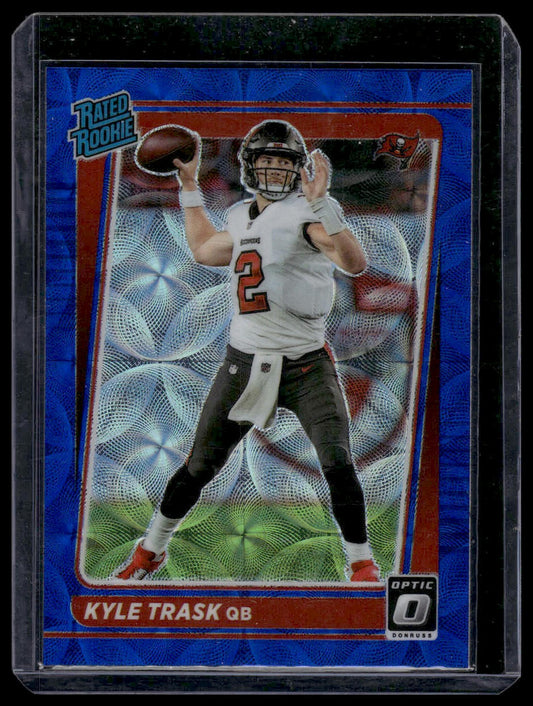 2021 Donruss Optic #209 Kyle Trask Blue Scope