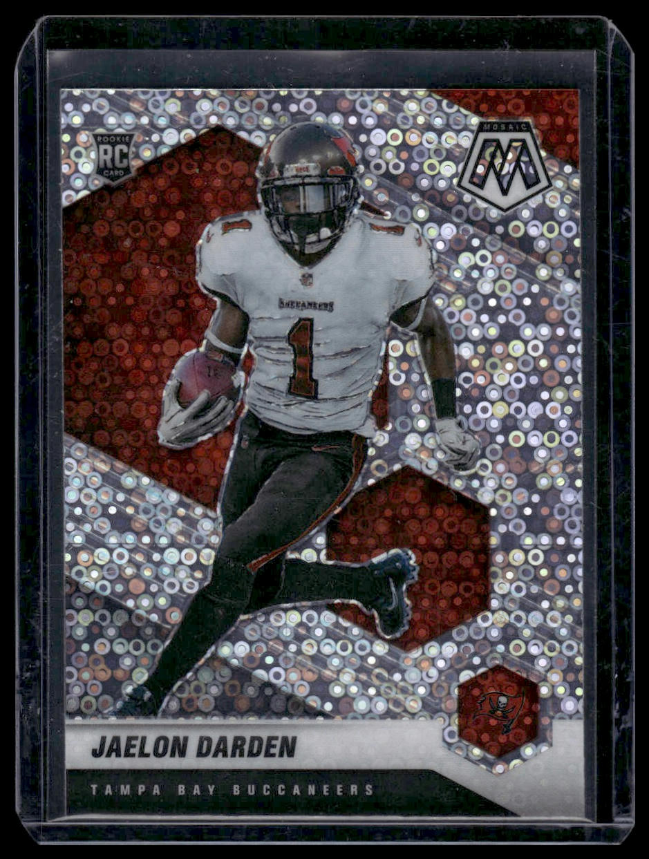 2021 Panini Mosaic #333 Jaelon Darden No Huddle Prizm Silver
