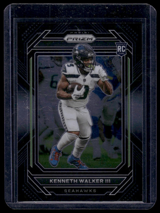 2022 Panini Chronicles #PB-19 Kenneth Walker III Prizm Black
