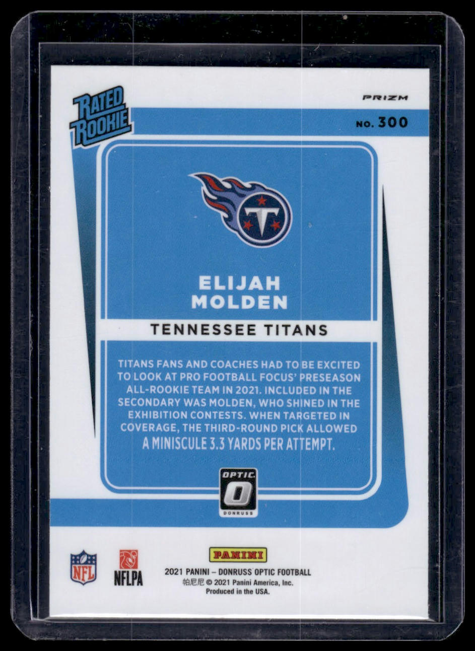 2021 Donruss Optic #300 Elijah Molden Bronze