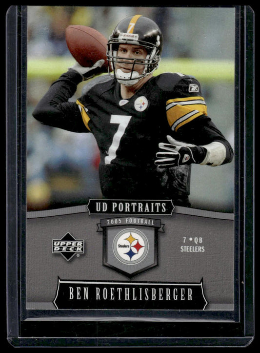 2005 Upper Deck Portraits #74 Ben Roethlisberger