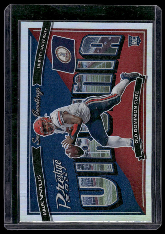 2022 Panini Prestige #SG-2 Malik Willis Seasons Greetings
