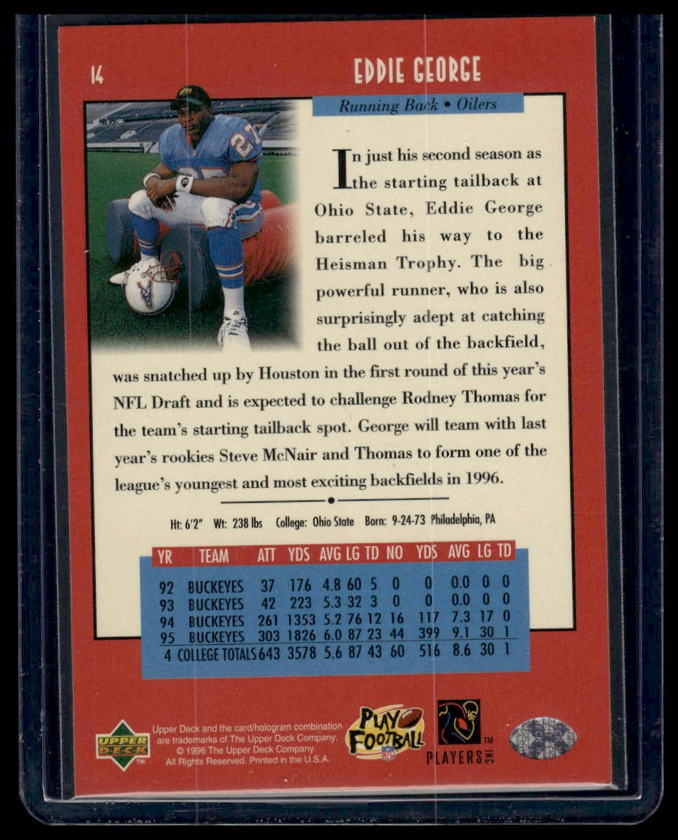 1996 Upper Deck #14 Eddie George