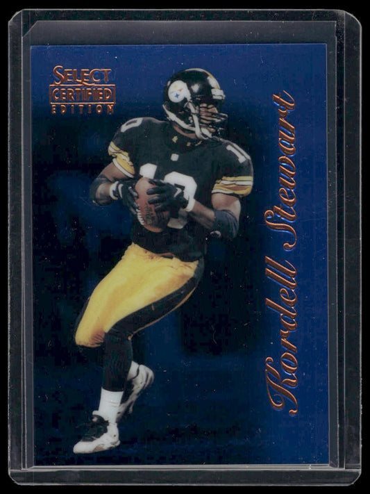 1996 Select Certified #35 Kordell Stewart Blue