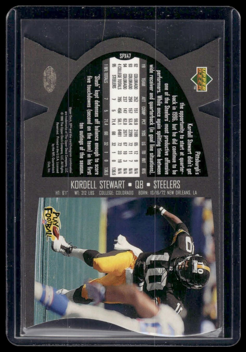 1997 SPx #SPX47 Kordell Stewart