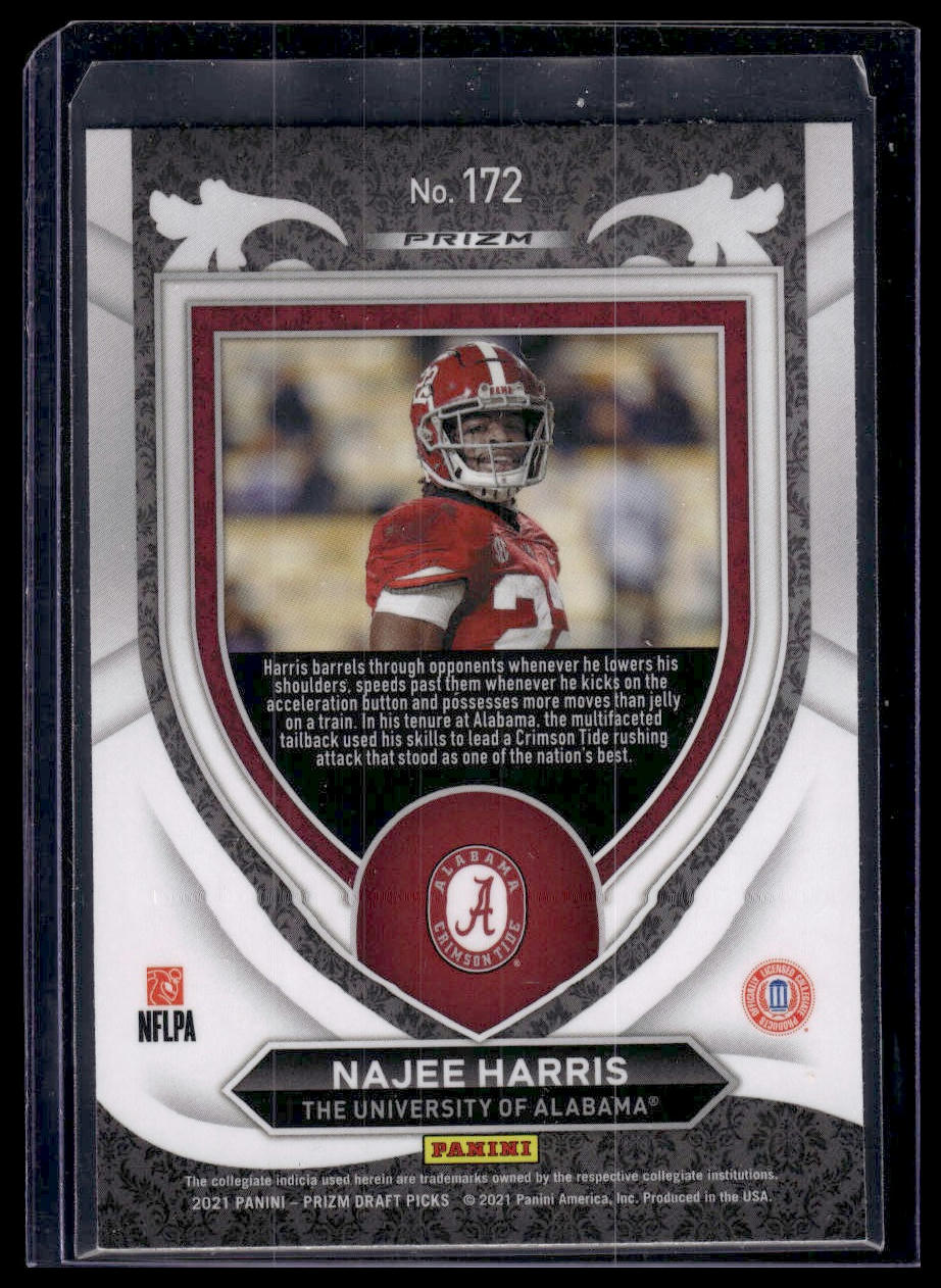 2021 Panini Prizm Draft Picks Collegiate #172 Najee Harris Green