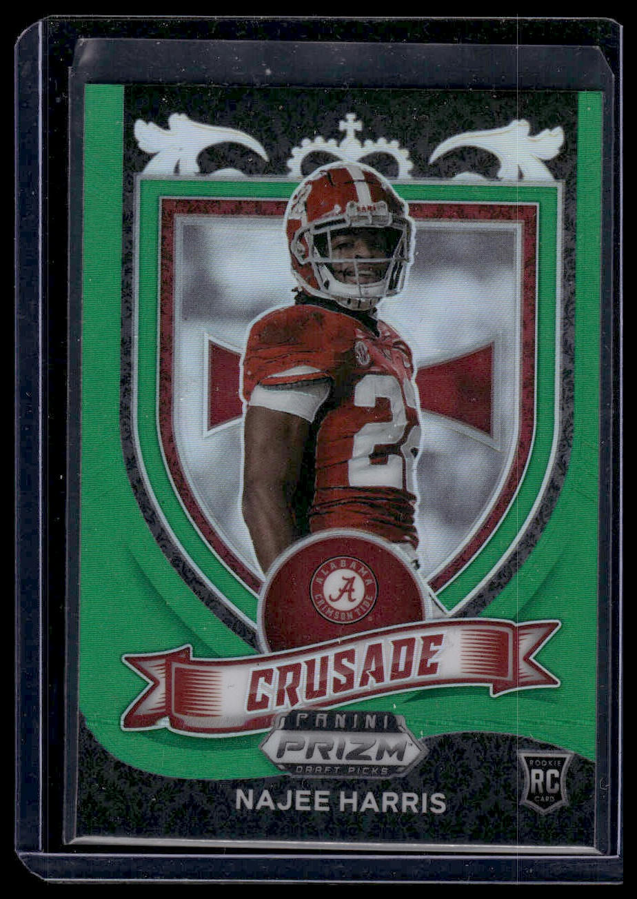2021 Panini Prizm Draft Picks Collegiate #172 Najee Harris Green