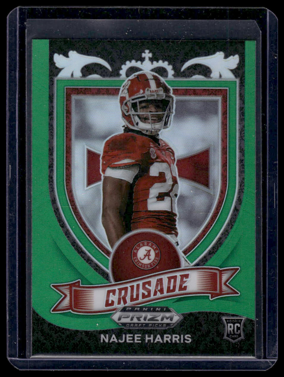 2021 Panini Prizm Draft Picks Collegiate #172 Najee Harris Green