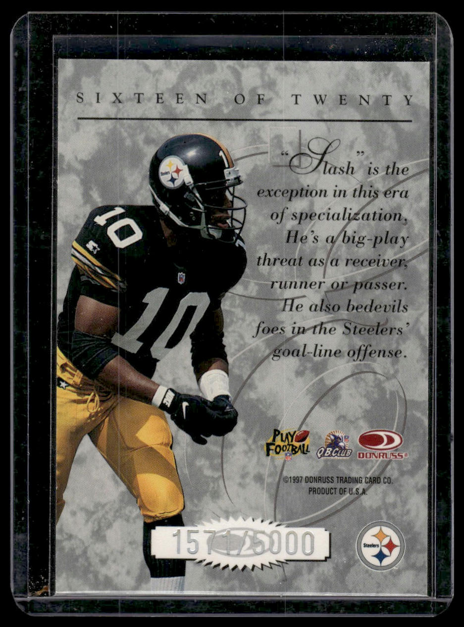 1997 Donruss #16 Kordell Stewart Elite #/5000