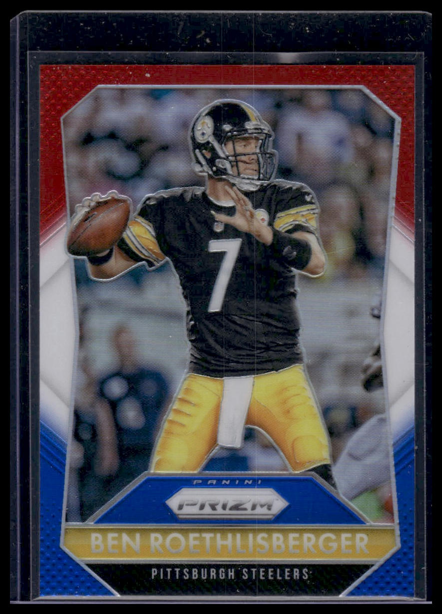 2015 Panini Prizm #19 Ben Roethlisberger Red, White, and Blue Prizm