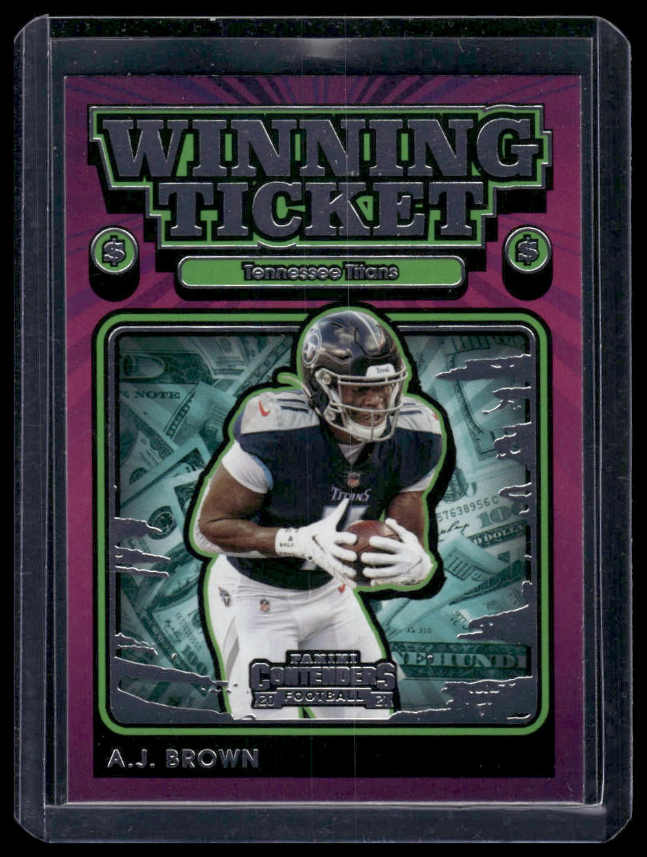 2021 Panini Contenders #WT-ABR A.J. Brown Winning Ticket