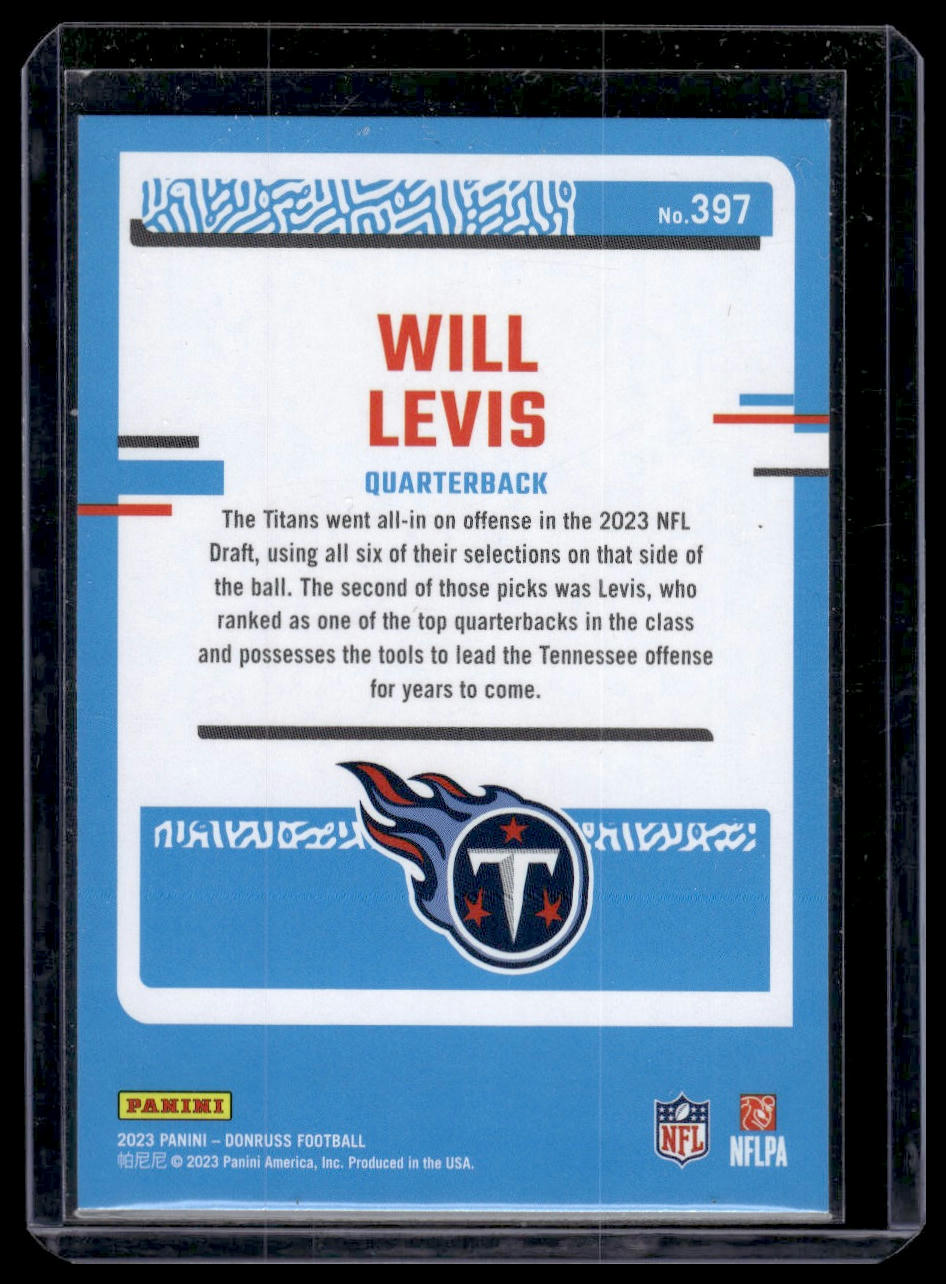 2023 Donruss #397 Will Levis