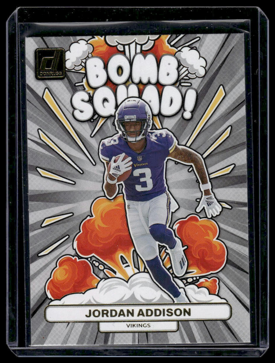 2023 Donruss #BS-13 Jordan Addison Bomb Squad
