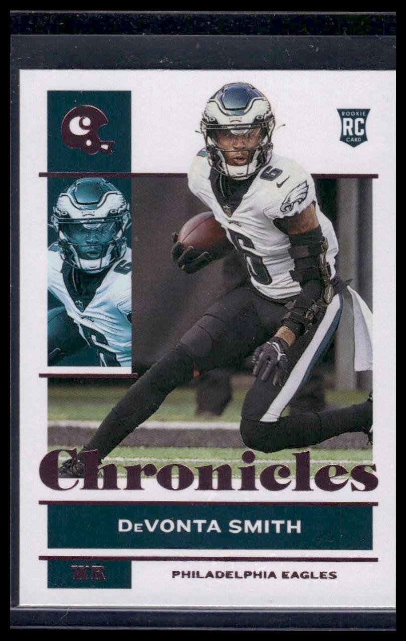 2021 Panini Chronicles #72 DeVonta Smith Pink