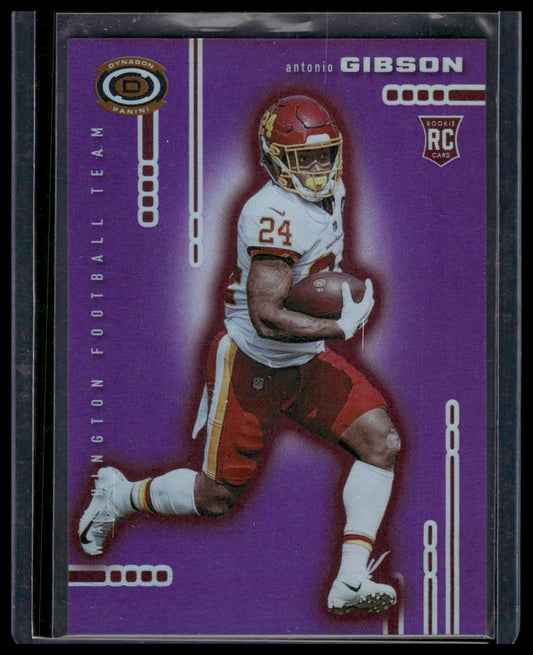 2020 Panini Chronicles #D-18 Antonio Gibson Dynagon Rookies Purple #/125
