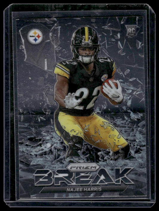 2021 Panini Prizm #PB-9 Najee Harris Prizm Break Prizms No Huddle