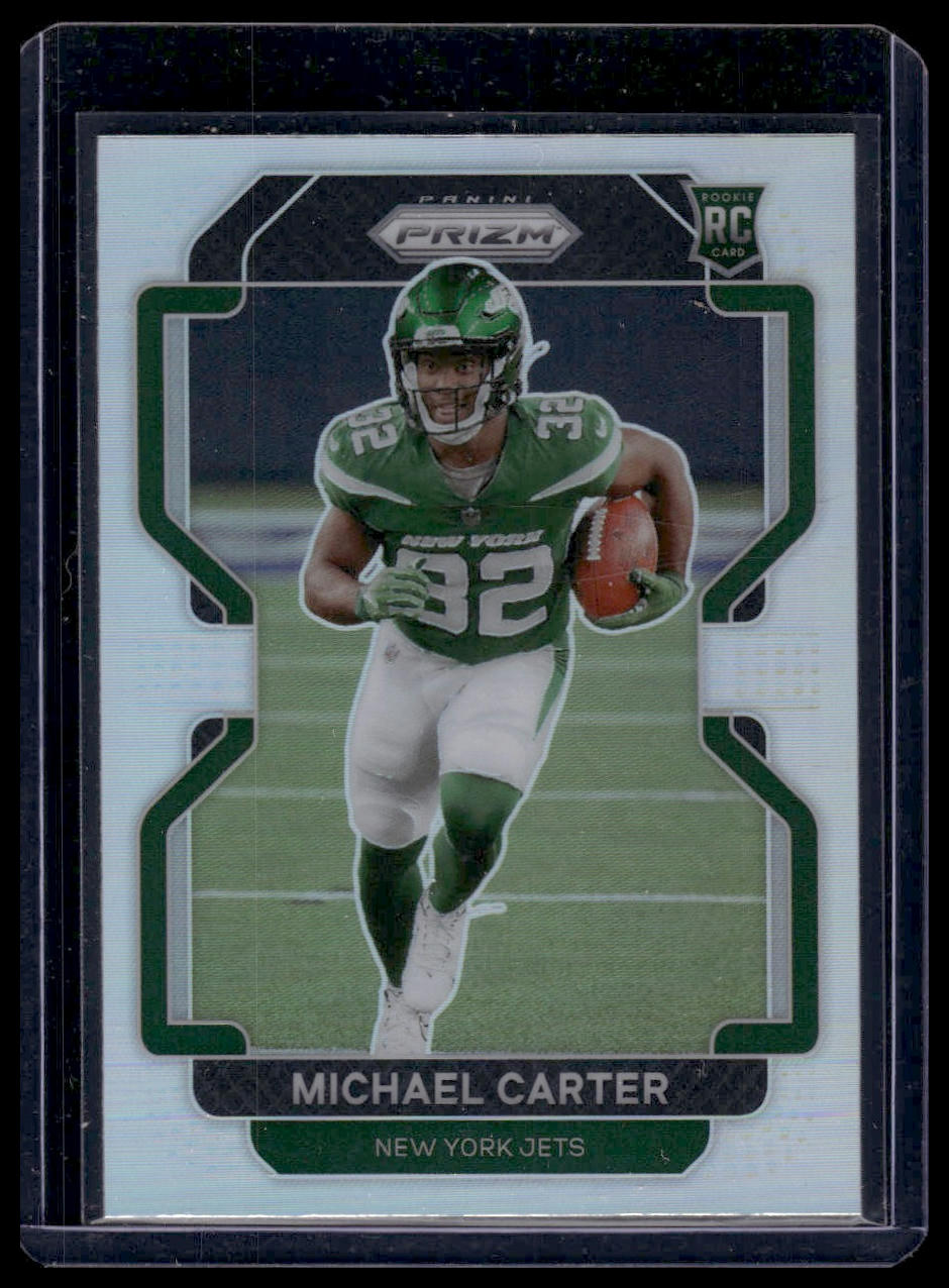 2021 Panini Prizm #V-365 Michael Carter Rookie Variations Prizm Silver