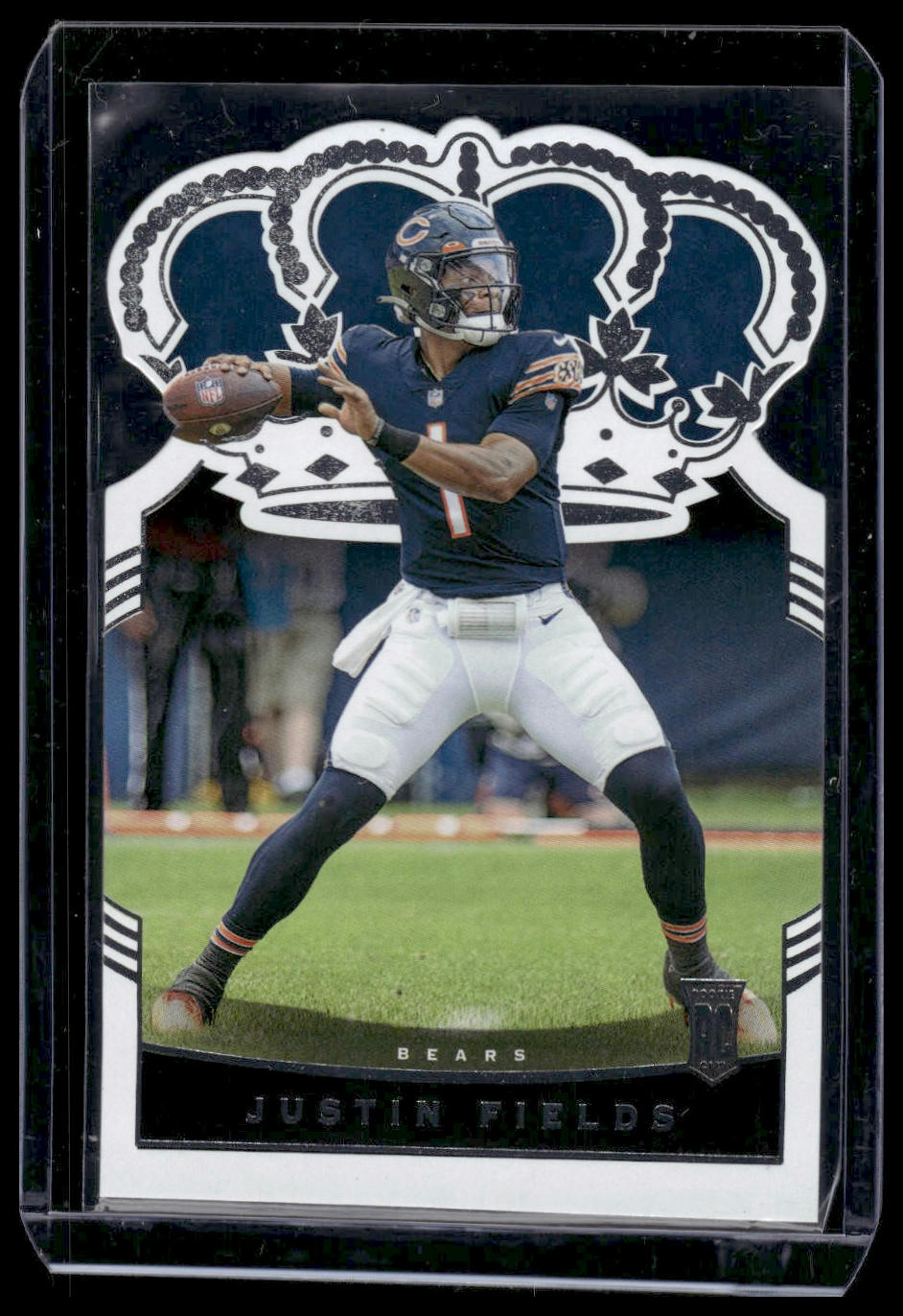 2021 Panini Chronicles #CR-4 Justin Fields Crown Royale