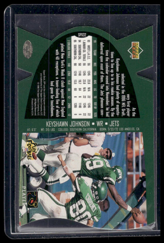 1997 SPx #SPX32 Keyshawn Johnson