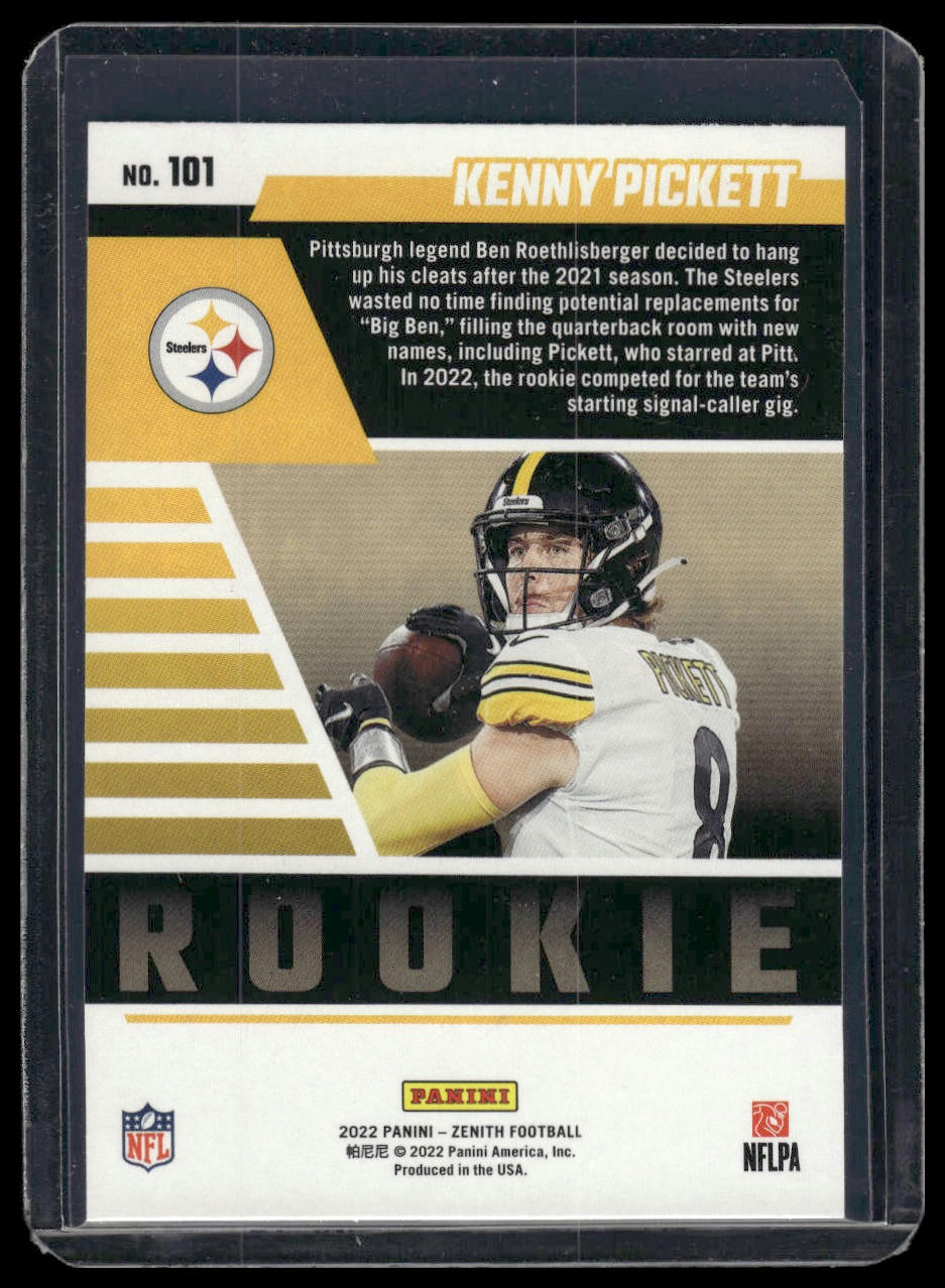 2022 Zenith #101 Kenny Pickett Retail