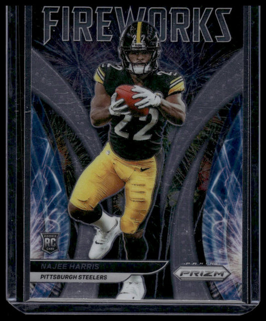 2021 Panini Prizm #F-6 Najee Harris Fireworks