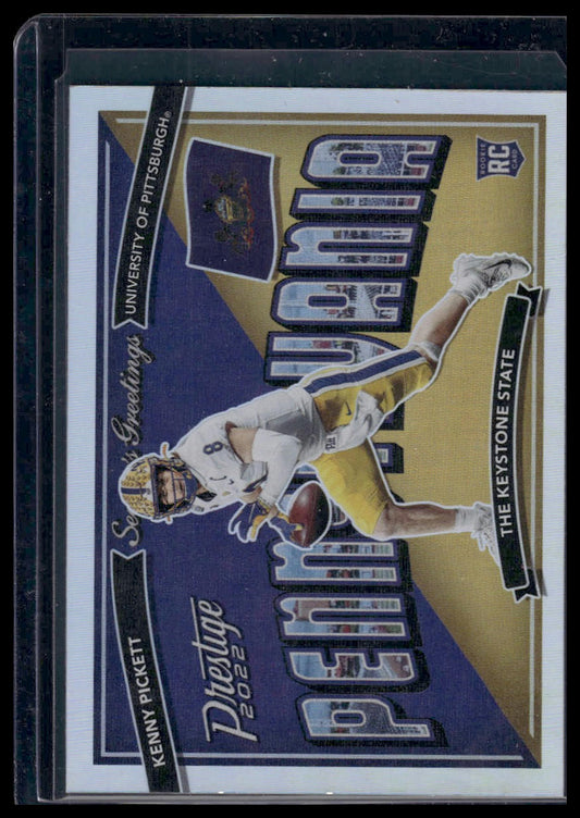 2022 Panini Prestige #SG-1 Kenny Pickett Seasons Greetings