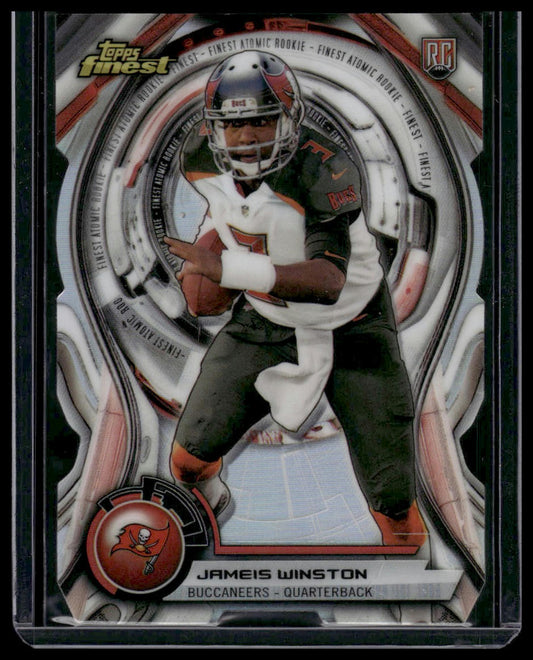 2015 Finest #ARDC-JW Jameis Winston Atomic Refractor Rookie Die Cuts