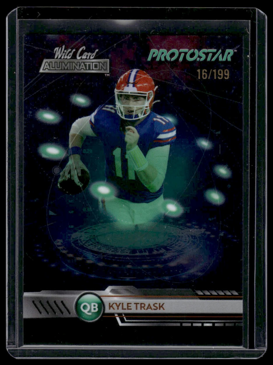 2021 Wild Card Alumination #PS-5 Kyle Trask Protostar Purple