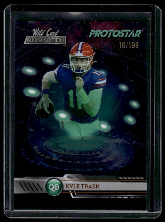 2021 Wild Card Alumination #PS-5 Kyle Trask Protostar Purple