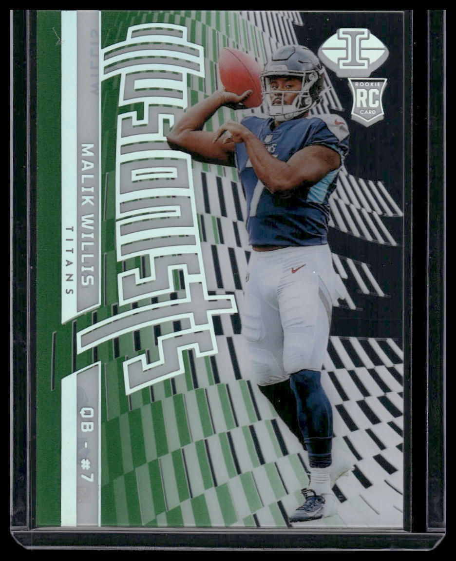 2022 Panini Illusions #I-13 Malik Willis Illusionists Emerald