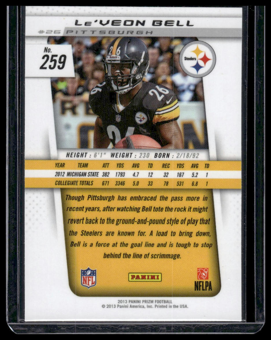 2013 Panini Prizm #259 Le'Veon Bell