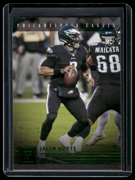 2020 Panini Chronicles #PA-5 Jalen Hurts Panini Green