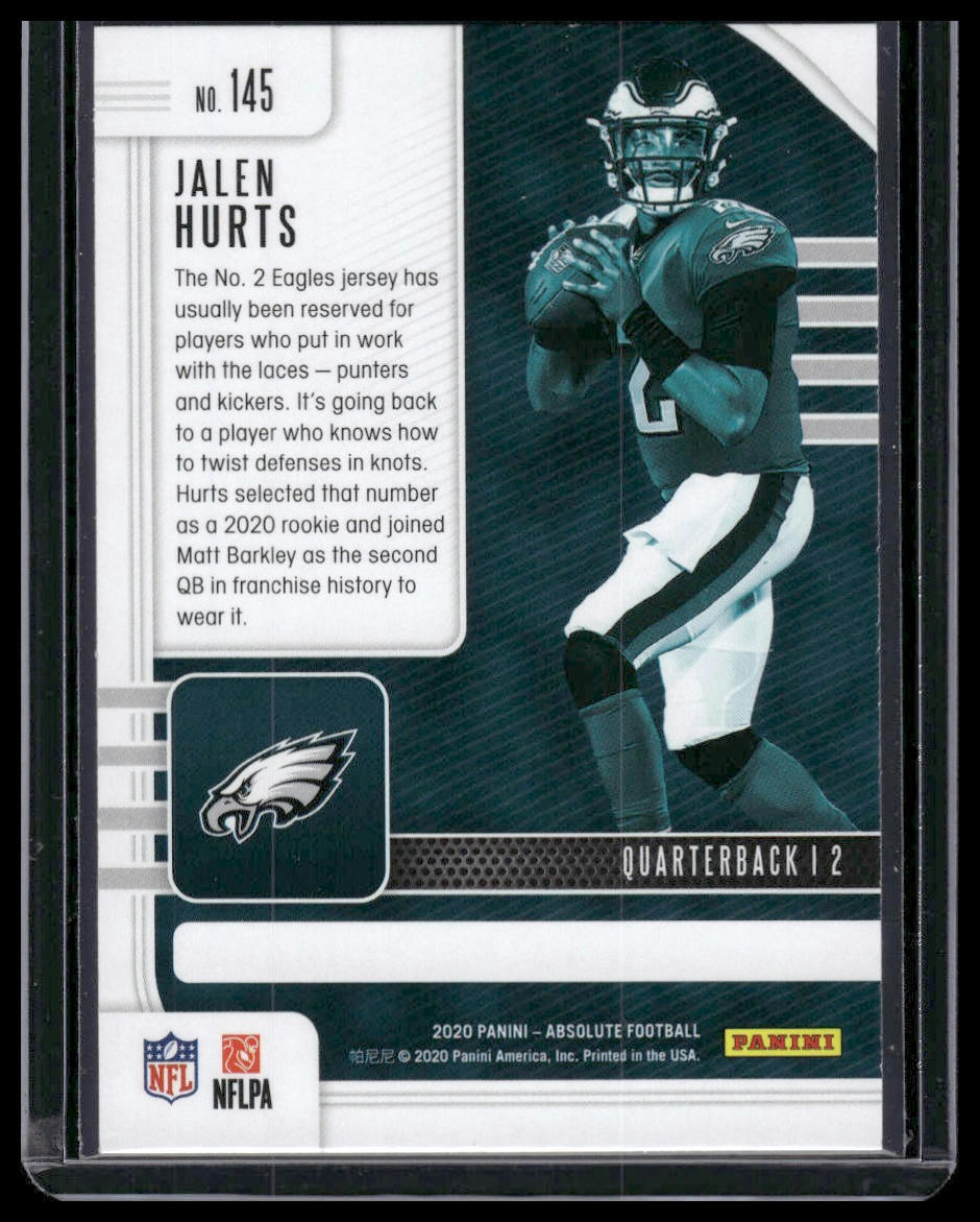 2020 Panini Absolute #145 Jalen Hurts Retail