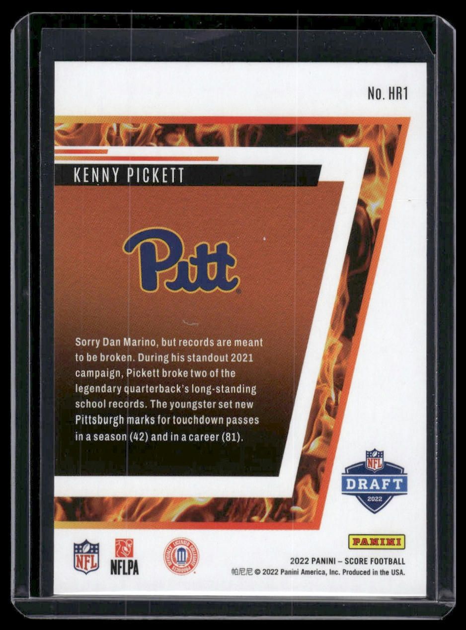2022 Score #HR1 Kenny Pickett Hot Rookies