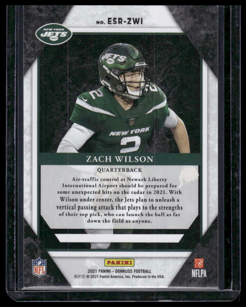 2021 Donruss #ESR-ZWI Zach Wilson Elite Series Rookies