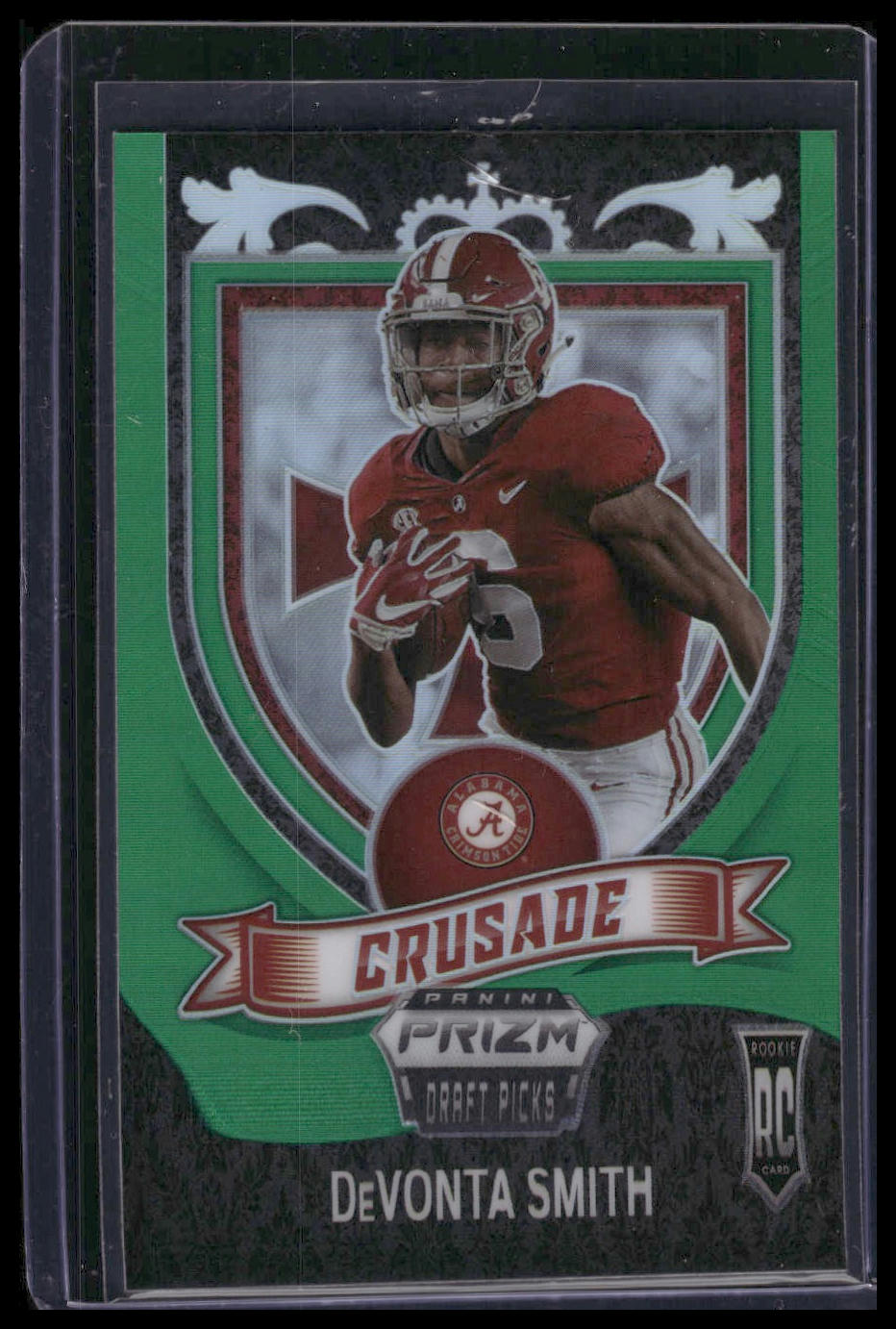 2021 Panini Prizm Draft Picks Collegiate #165 DeVonta Smith Green