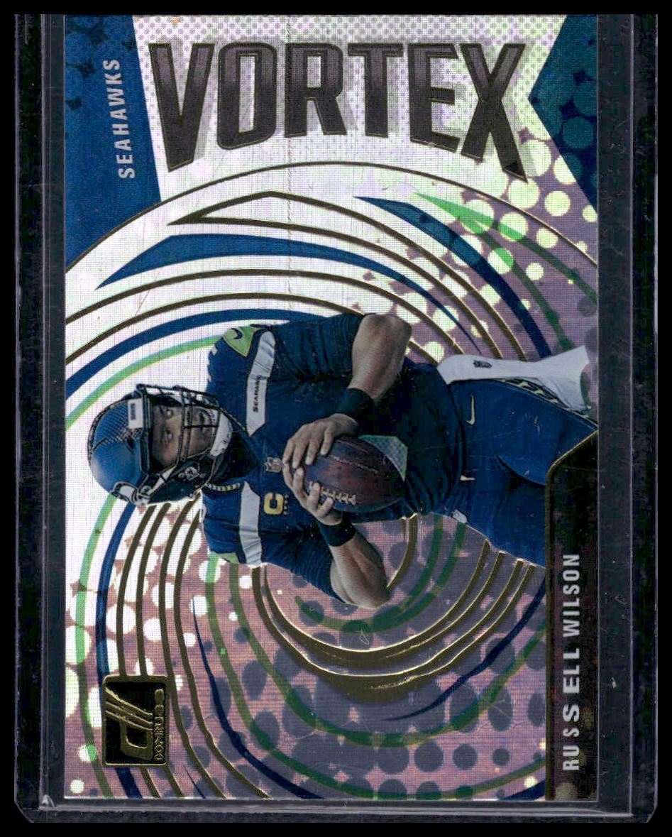 2021 Donruss #VTX-RWI Russell Wilson Vortex