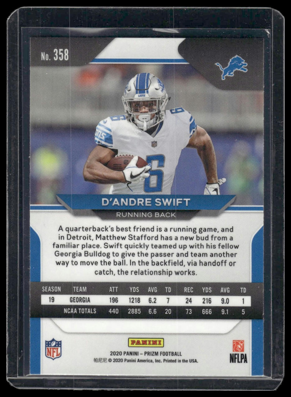 2020 Panini Prizm #358 D'Andre Swift
