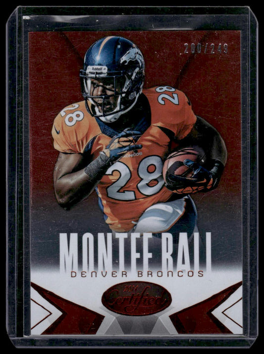2014 Panini Certified #31 Montee Ball Red #/249