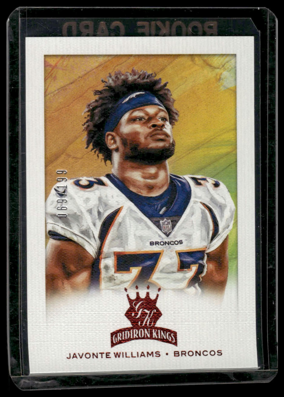 2021 Panini Chronicles #GK-16 Javonte Williams Gridiron Kings Bronze