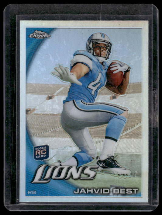 2010 Topps Chrome #C3 Jahvid Best Refractors