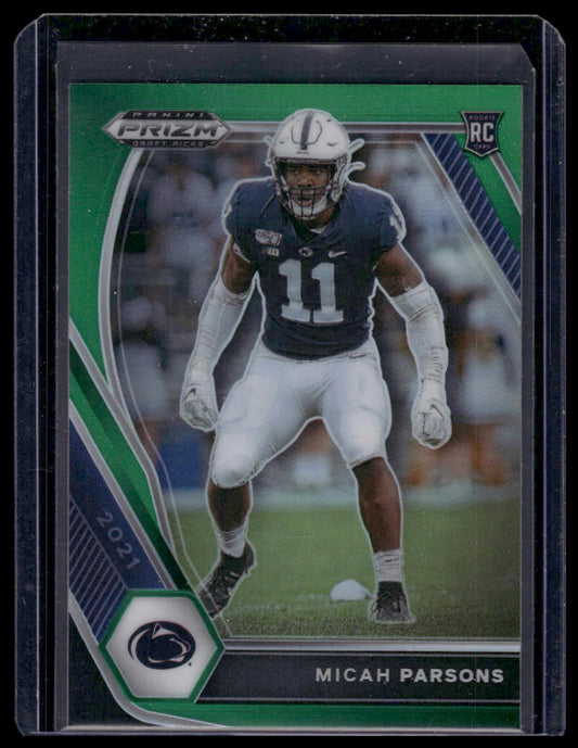 2021 Panini Prizm Draft Picks Collegiate #136 Micah Parsons Green