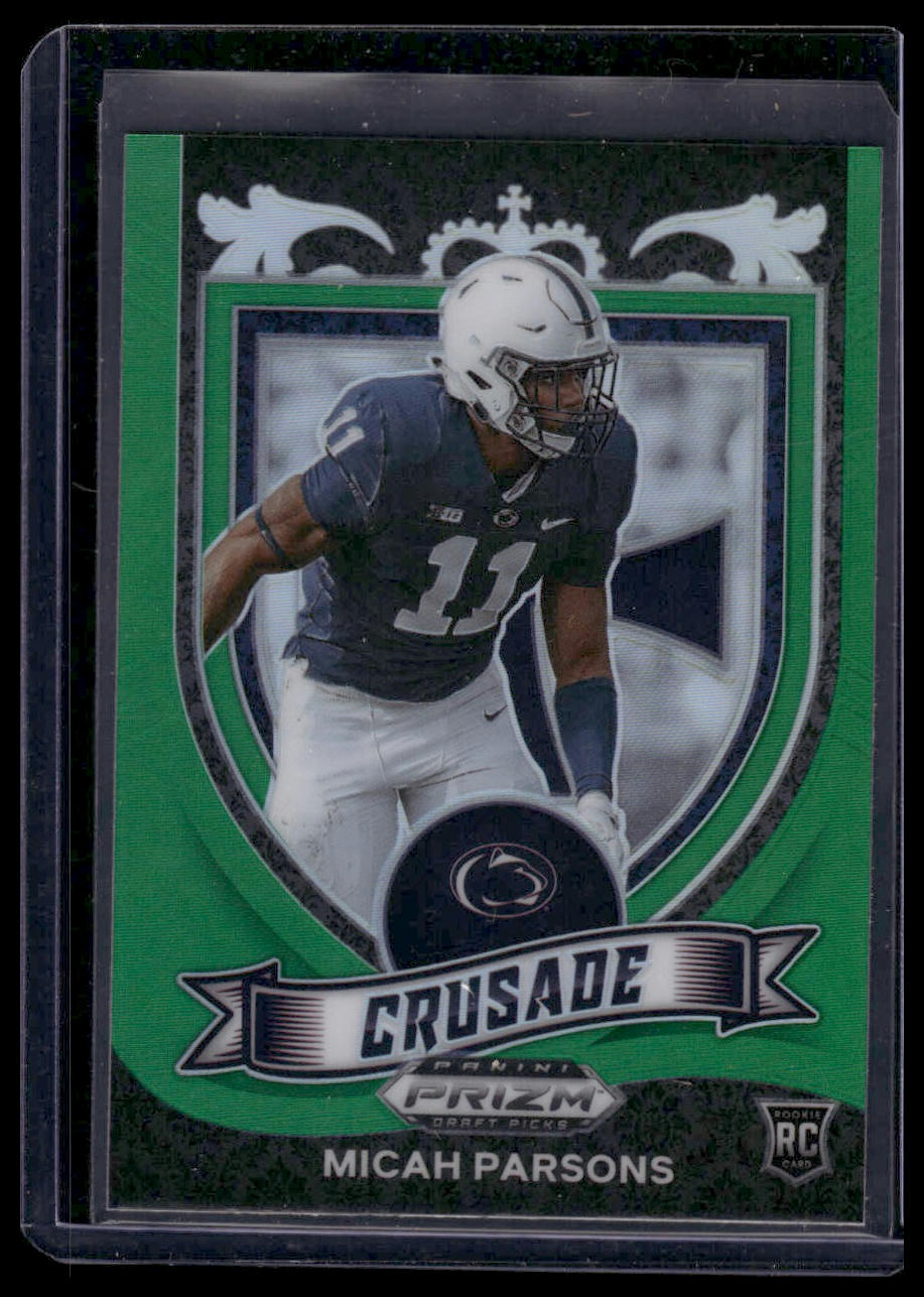 2021 Panini Prizm Draft Picks Collegiate #175 Micah Parsons Green
