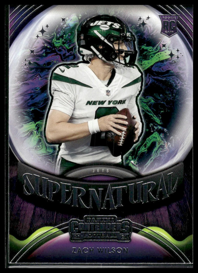 2021 Panini Contenders #SN-ZWI Zach Wilson Supernatural